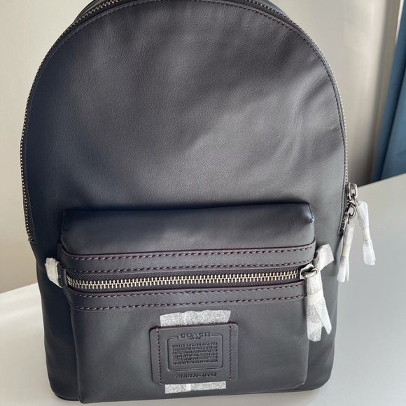 COACH Academy Backpack, Black, NWT